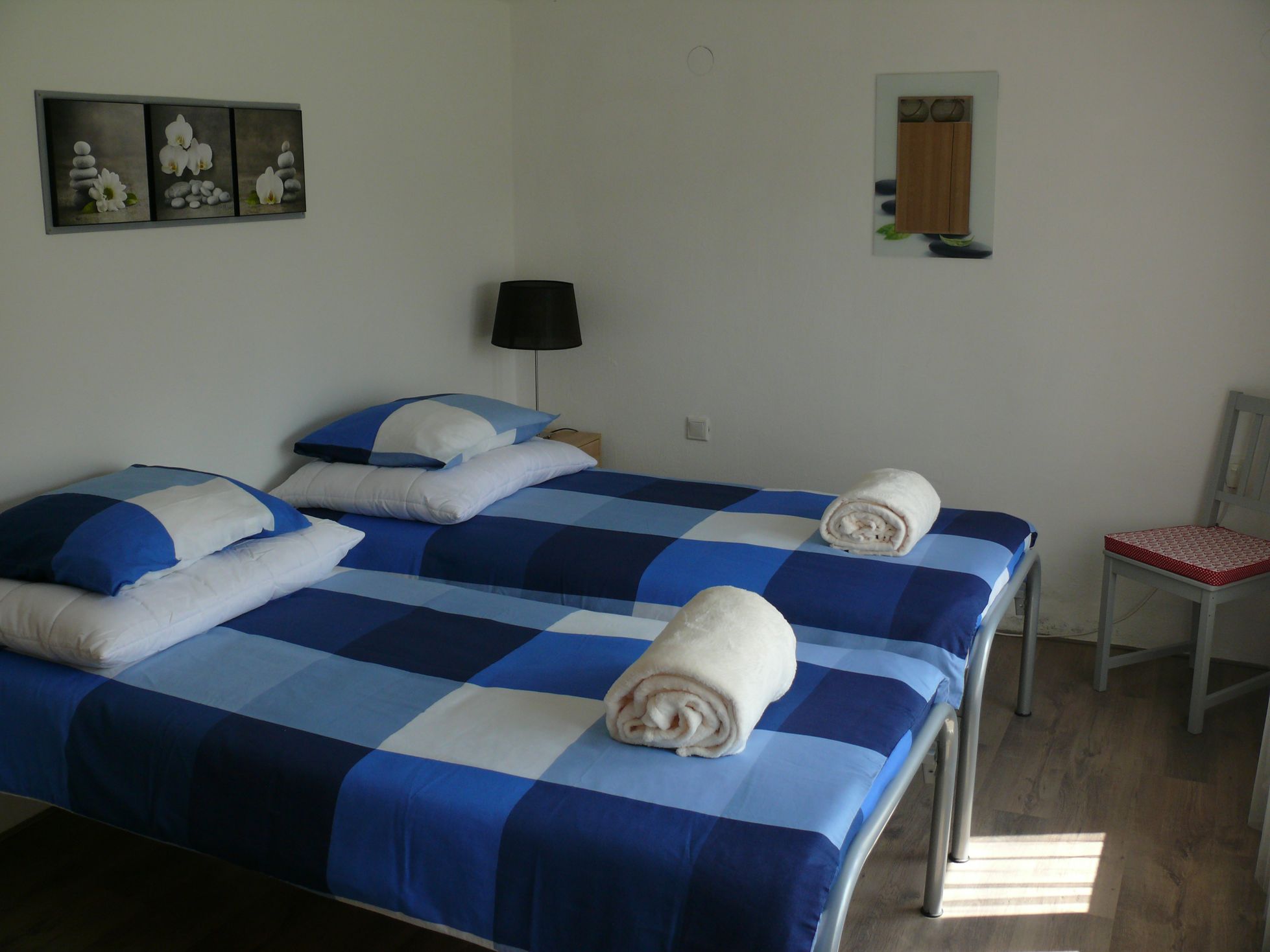 Slaapkamer van ons vakantiehuisje